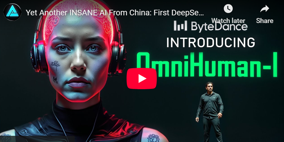 ByteDance develops OmniHuman, an advanced AI that can generate full-body deepfake videos from just a single photo